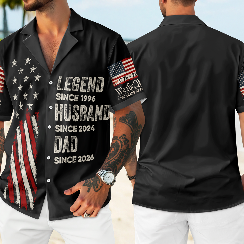 Personalized Legend Husband Dad Grandpa Hawaiian Shirt HO82 902818