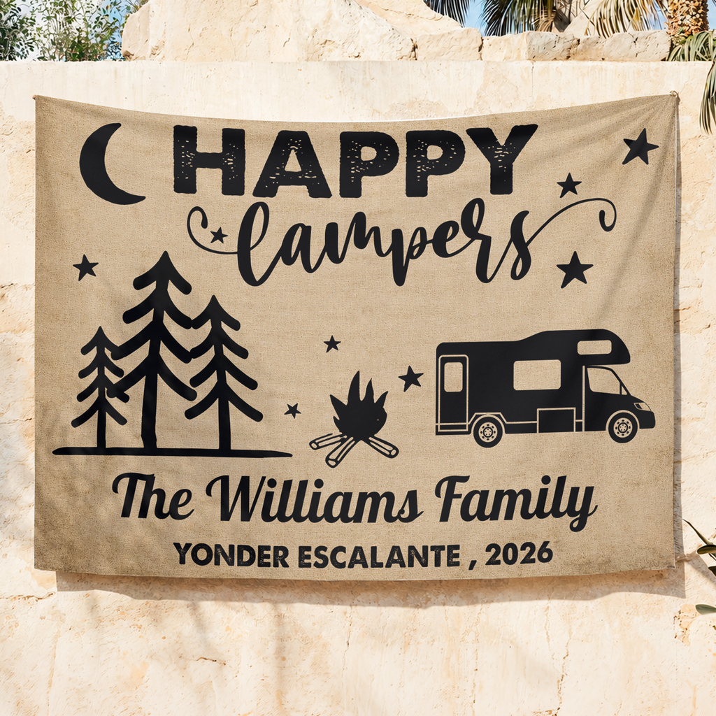 Personalized The Best Memories Are Made Camping Tapestry HO82 903074