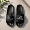 Custom Name Best Dad Ever With Fist Bumps Slide Sandals - Personalized Father’s Day Gift HO82 902700