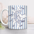 Personalized Fist Bump Mug Father's Day Gift From Kids TH10 169965