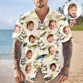 Custom Photo Fishing Dad Aloha Hawaii Shirt, Personalized Reel Cool Papa Vacation Shirt LM32 669247