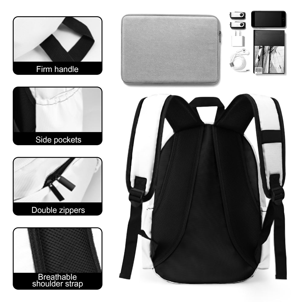 Personalised Cartoon Penguin Raccoon Animals Name Backpack - Birthday Back to School Gift for Boys Girls HO82 902978