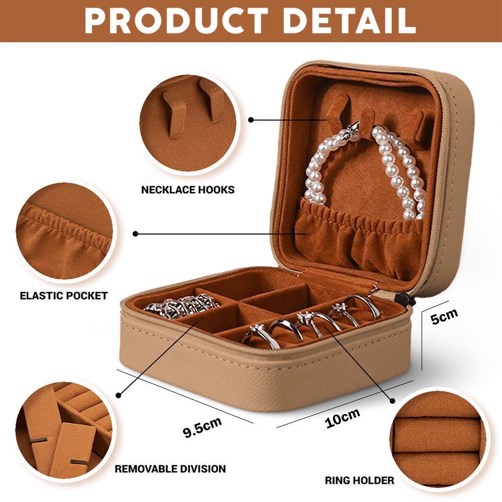Custom Name Travel Jewelry Box, Gift For Mom, Gift For Bridal Party, Gift For Bridesmaid TH10 170497