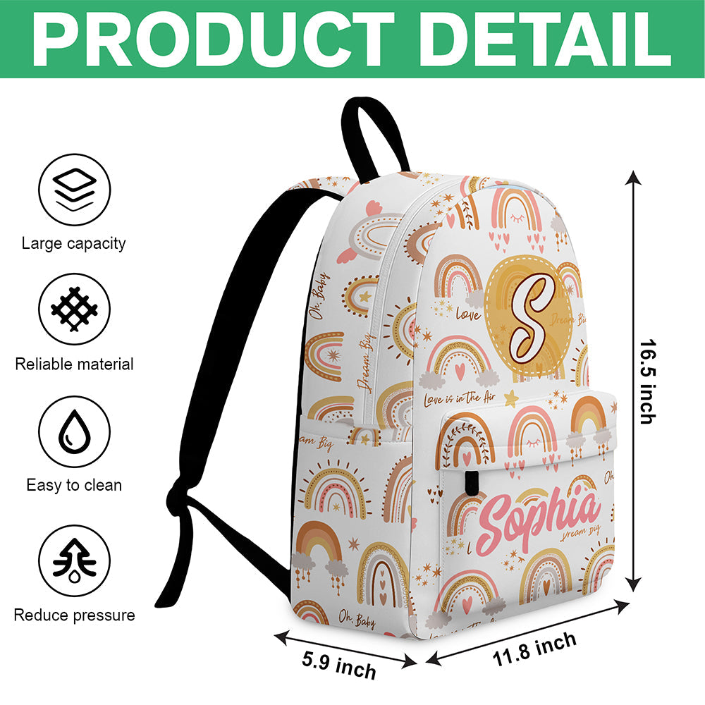 Custom Kids Name Back to School Personalized Backpack HA75 921716