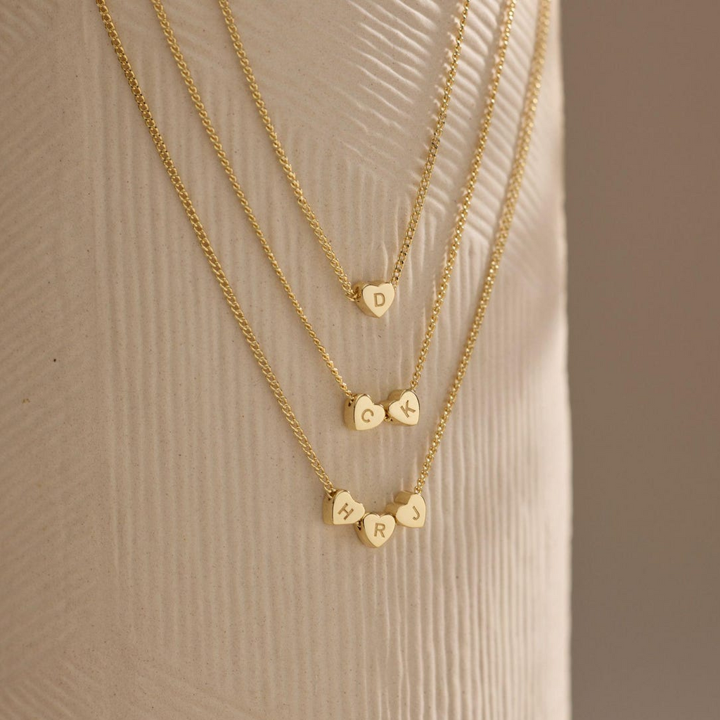 Personalized Custom Name Minimalist Heart Pendent Necklace TH10 170391
