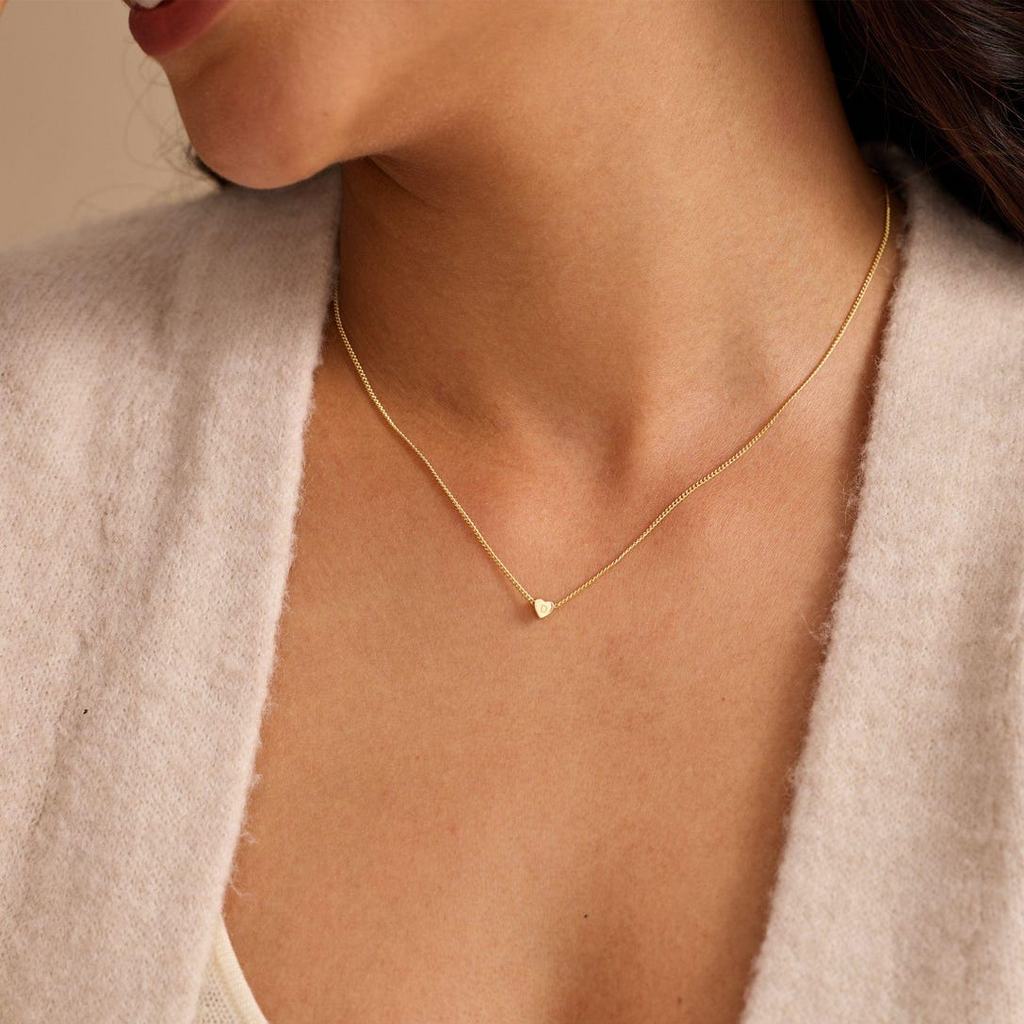 Personalized Custom Name Minimalist Heart Pendent Necklace TH10 170391
