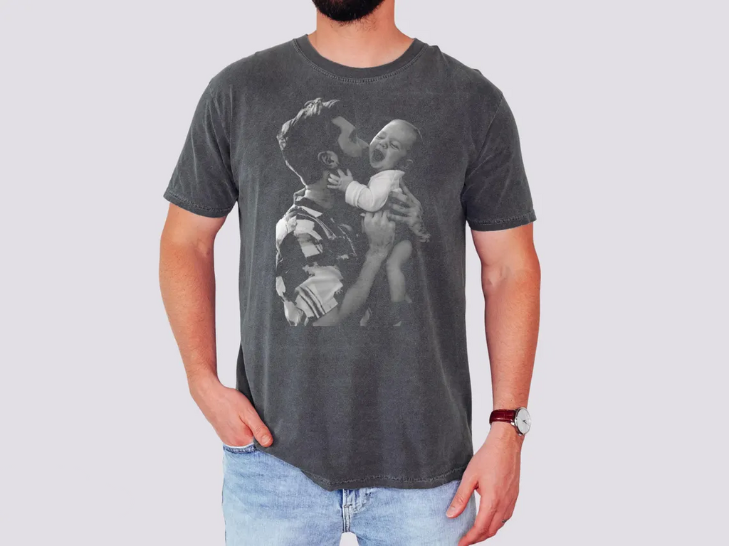 Custom Photo Dad And Kid Comfort Shirt For Father's Day TH10 170105