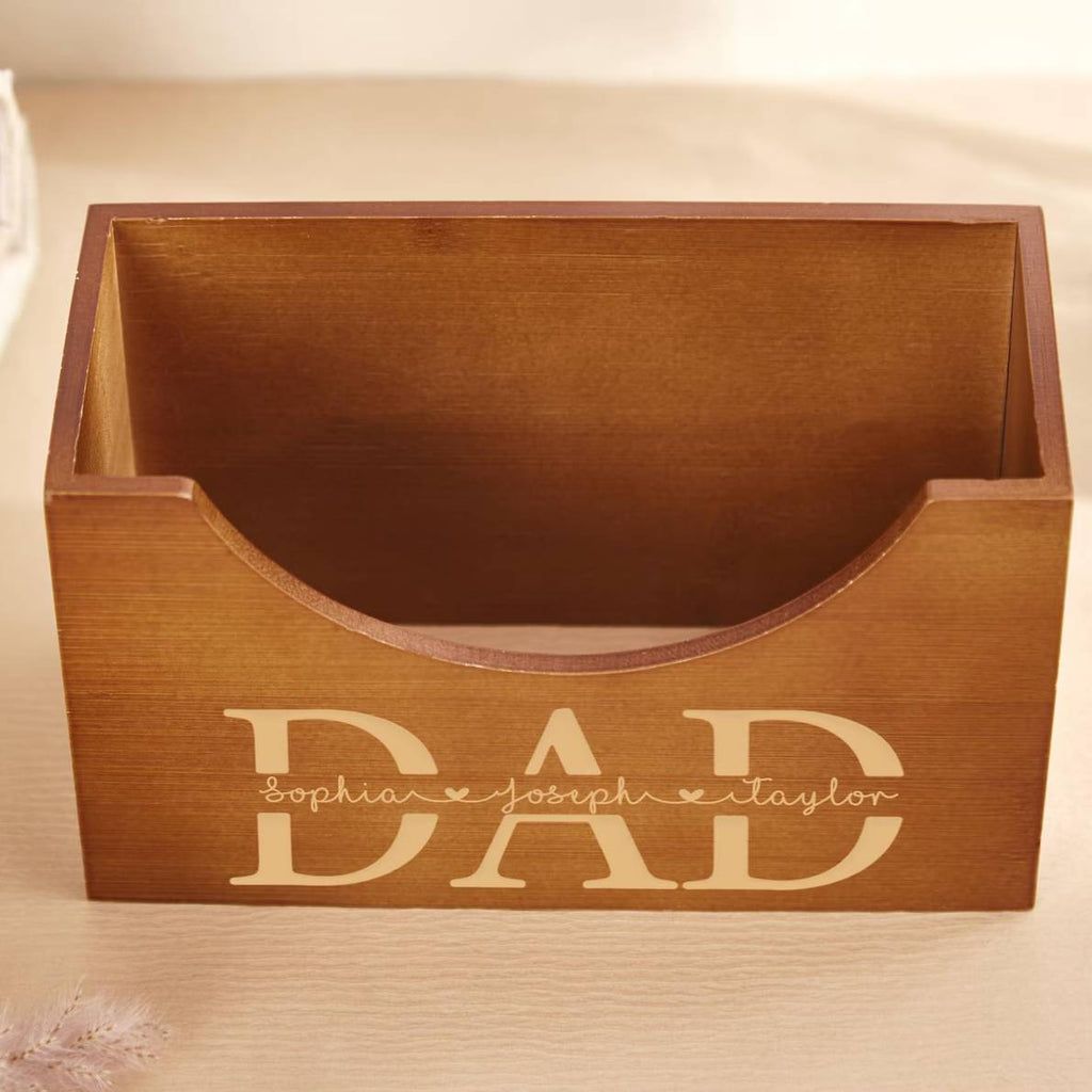 Personalized Best Dad Ever Engraved Hat Holder - Gift For Dad, Father's Day Gift HO82 902658