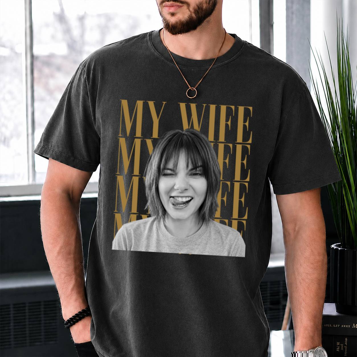 Custom Photo My Wife Only You Family Vintage Comfort Shirt - Gift For Couple, Wife, Husband, Funny Gift for Her/Him HO82 903064