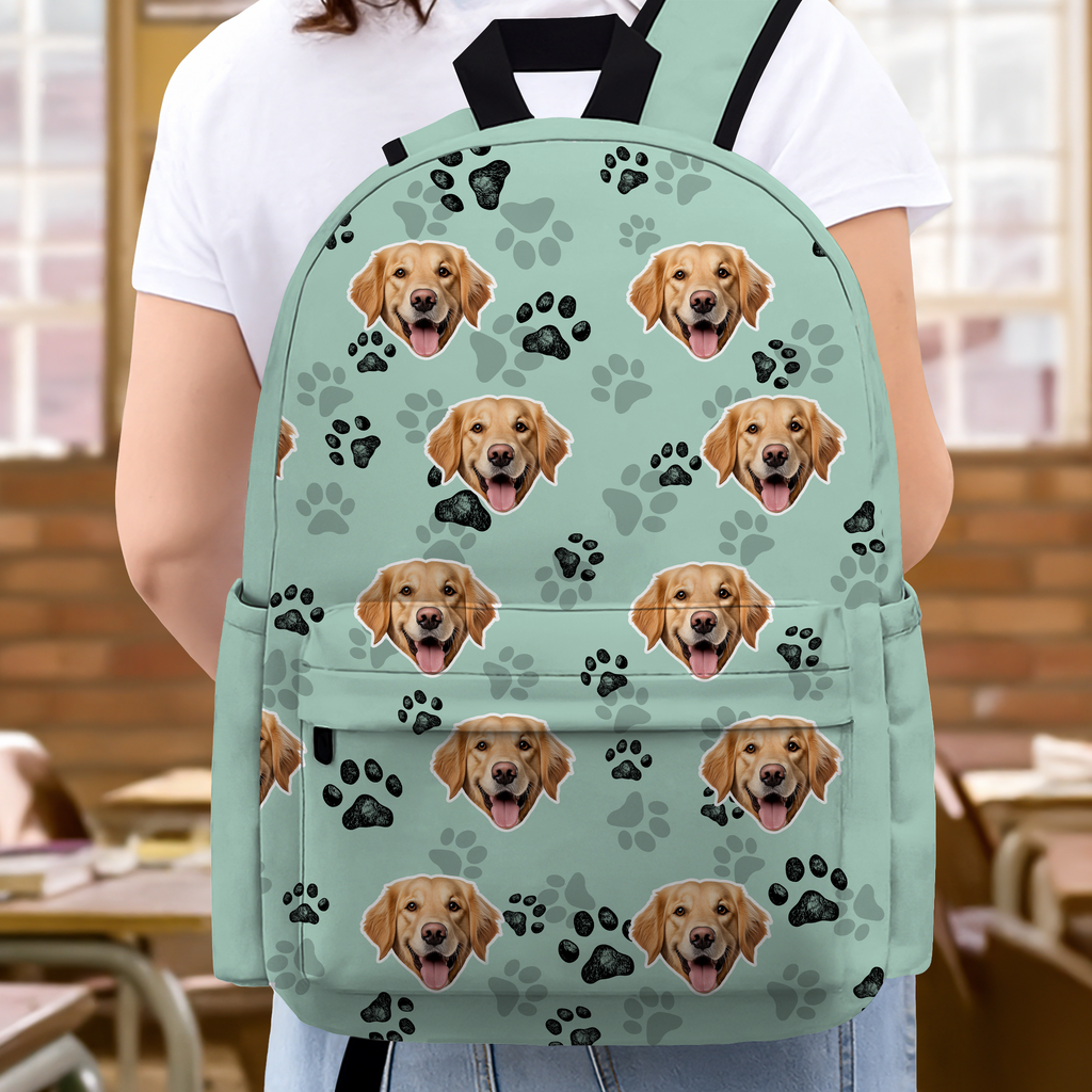 Personalized Pet Photo Kids Backpack Back to School Gift for Boys & Girls CH07 910852