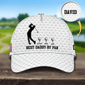 Personalized Best Dad By Par Golf AOP Classic Cap Father's Day Gift CH07 911450