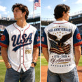 USA 250 Anniversary Baseball Jersey Shirt TH10 170169