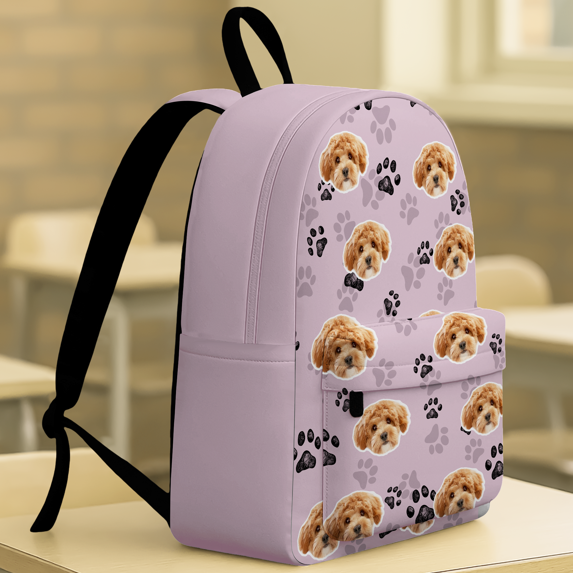 Personalized Pet Photo Kids Backpack Back to School Gift for Boys & Girls CH07 910852